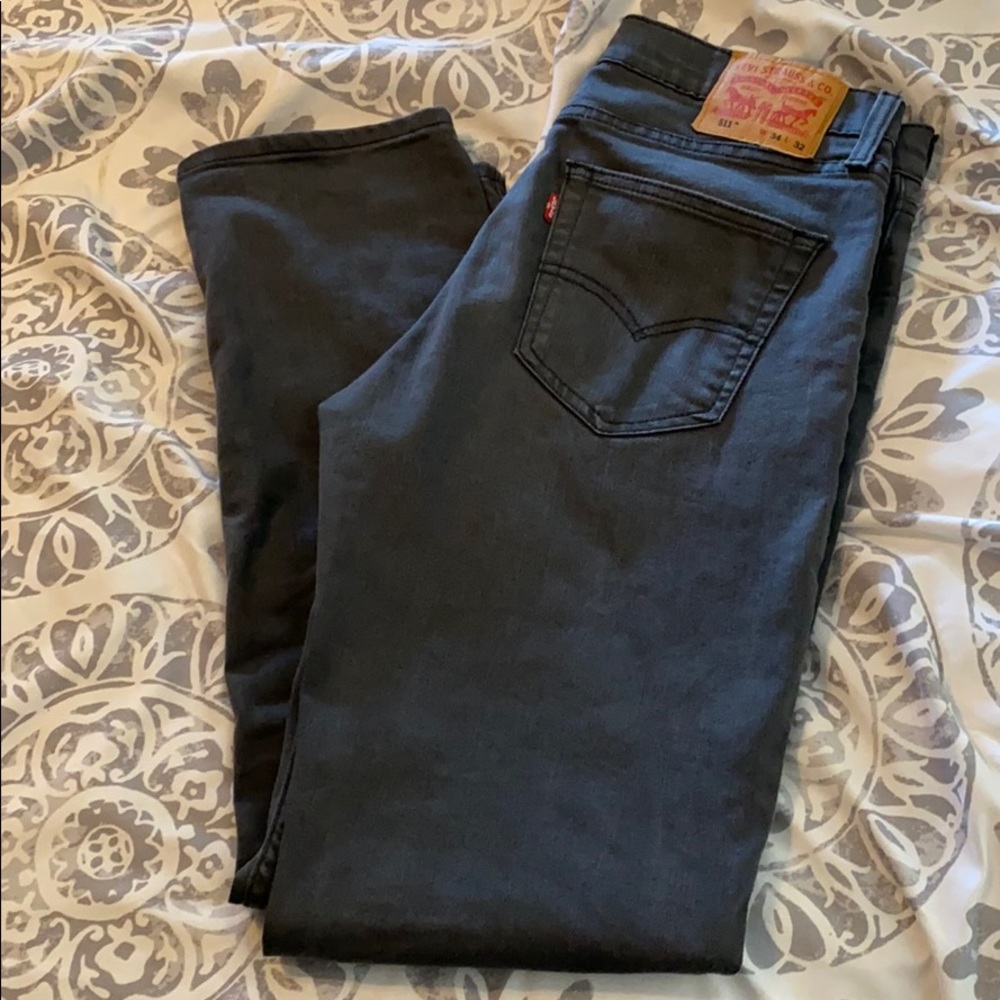 Levi’s 511 Slimfit 3D gray/black stretch